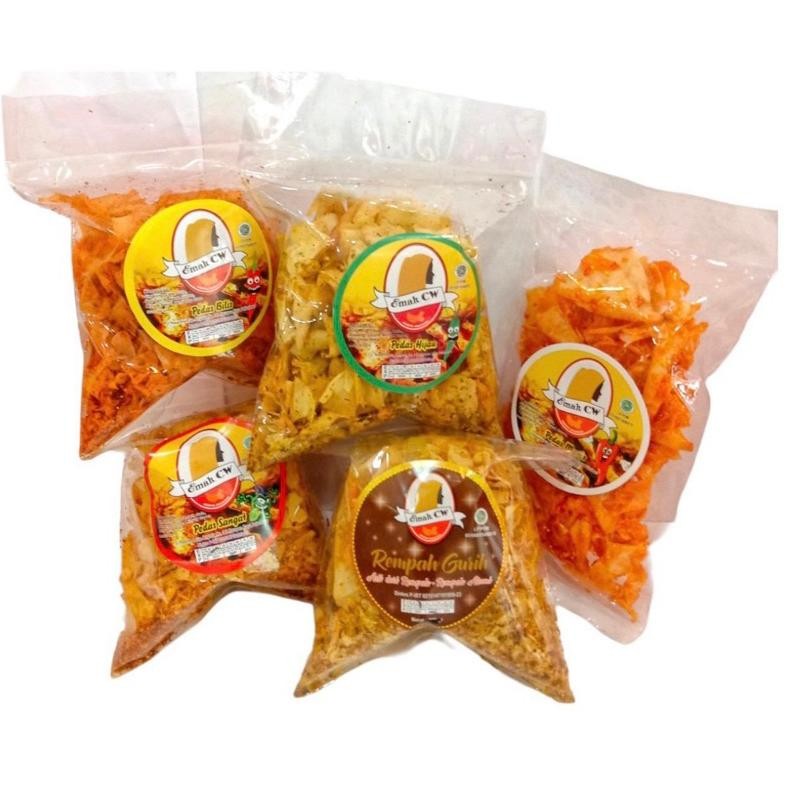 

5Pcs Paket Keripik Nage 5 (Pedas Bilis,Pedas Hijau,Pedas Manis,Pedas Sangat,Rempah Gurih)