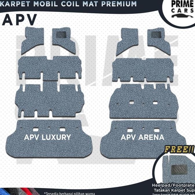 Karpet Mobil Coil Mat Apv All Type - Full Set - Coil Mat