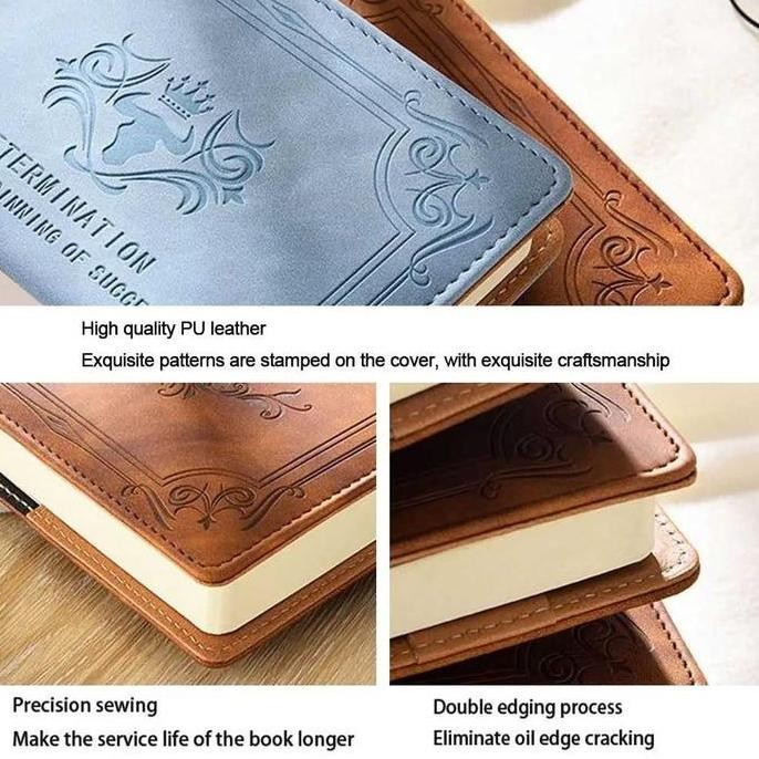 

Toddi Buku Jurnal Leather Determination A5 200 Halaman Grid With Lock - Tdd3