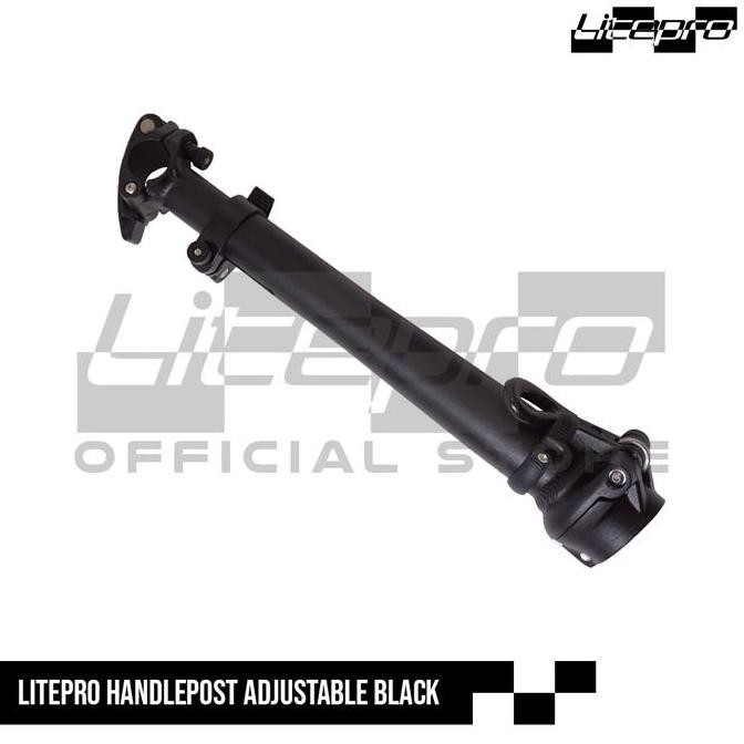 Litepro Handlepost Adjustable Black