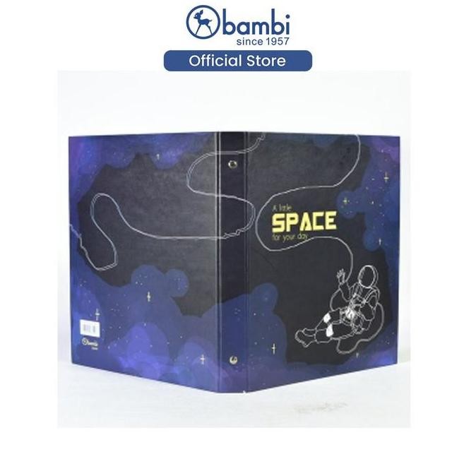

TERMURAH - Bambi Binder Note B5 Tipe 26 Ring Edisi Banana Tree & Space Series Include Loose Leaf & Divider Original