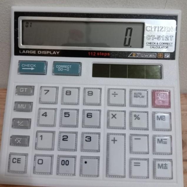 

Kalkulator Calculator Citizen Ct 512T