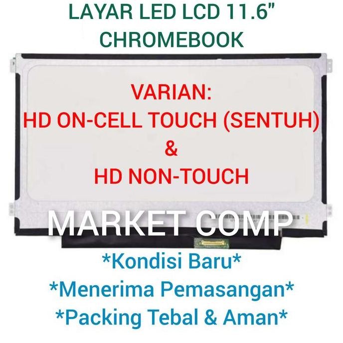 TERMURAH - TOUCH SCREEN LAYAR SENTUH ON CELL TOUCHSCREEN LED LCD NETBOOK DELL CHROMEBOOK 11 3100 11-