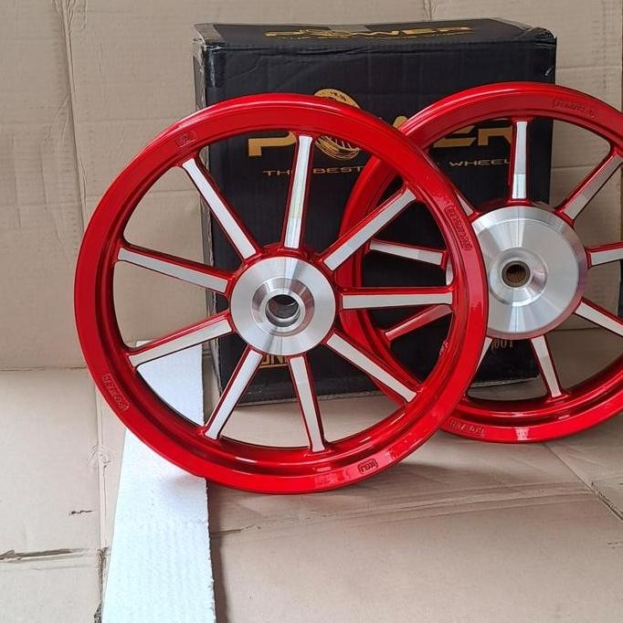 VELG RACING POWER SUN 2WARNA 215/250X14 MOTOR VARIO 110,VARIO 125/150