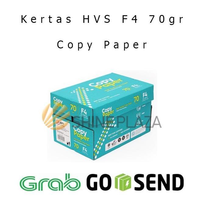 

NEW Kertas HVS F4 70gr Copy Paper 1 Dus - Khusus Gosend