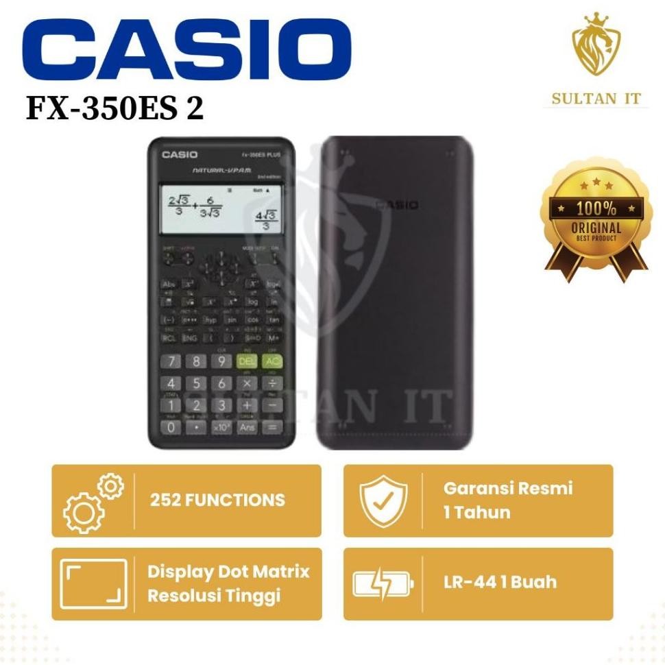 

Kalkulator Casio Fx 350 Es Plus 2Nd Edition Scientific