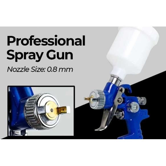 Spray Gun Nozzle Taffware Professional Spray Gun Nozzle HVLP Airbrush 0.8mm-1.0mm
