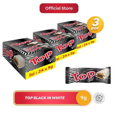 

Delfi Top Black in White 24pcs x 3