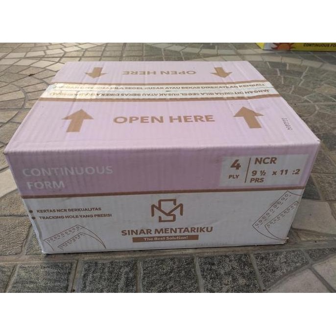 

BEBAS ONGKIR - Kertas Continuous Form Sinar Mentariku 4 Ply : 2 Prs Warna 9 1/2" x 11