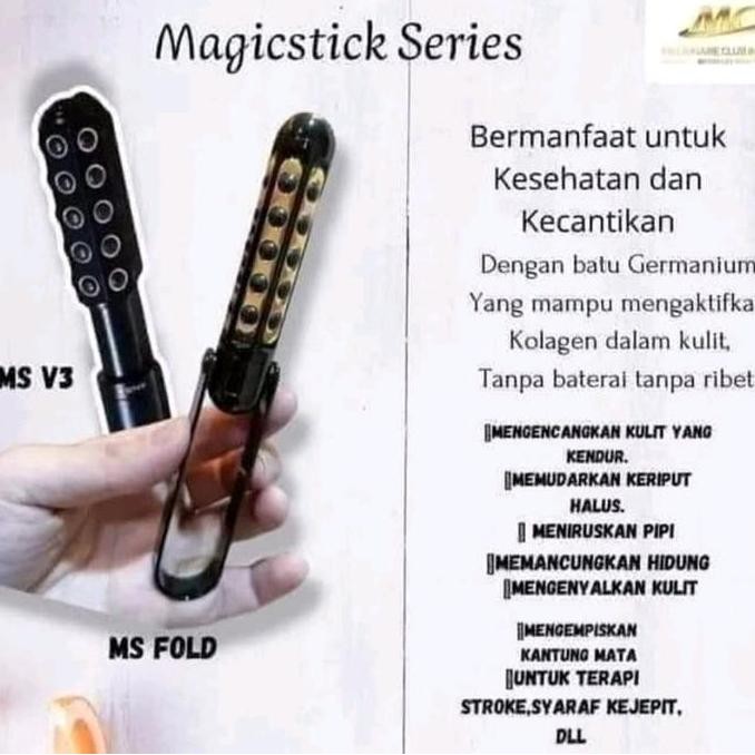 MAGIC STICK MCI-ALAT TERAPI KESEHATAN DAN KECANTIKAN BATU GERMANIUM WAJAH KULIT STIK