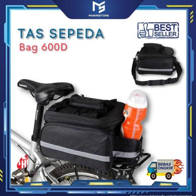 Tas Sepeda Lipat / Tas Sepeda Belakang / Tas Bag 600 D Polyester
