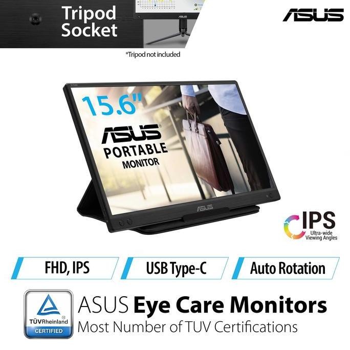 TERLARIS - ASUS MB166C Portable USB Monitor 15.6", IPS, Type-C
