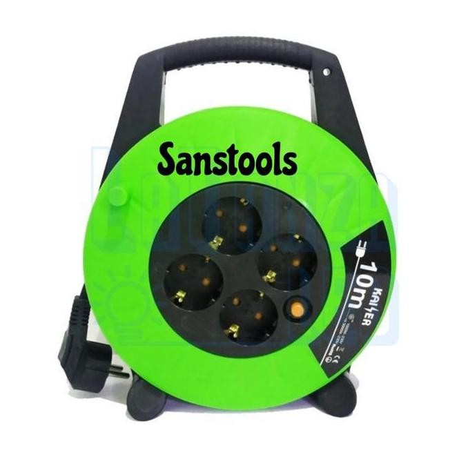 cable rol / kabel roll 10m kaiser gulungan kabel listrik 10 m original