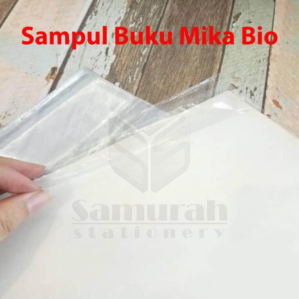 

Sampul Plastik Mika BIO Ukuran Folio - F4 / Sampul Buku Folio Mica / Paket Pelajaran Besar Isi 10 Lembar
