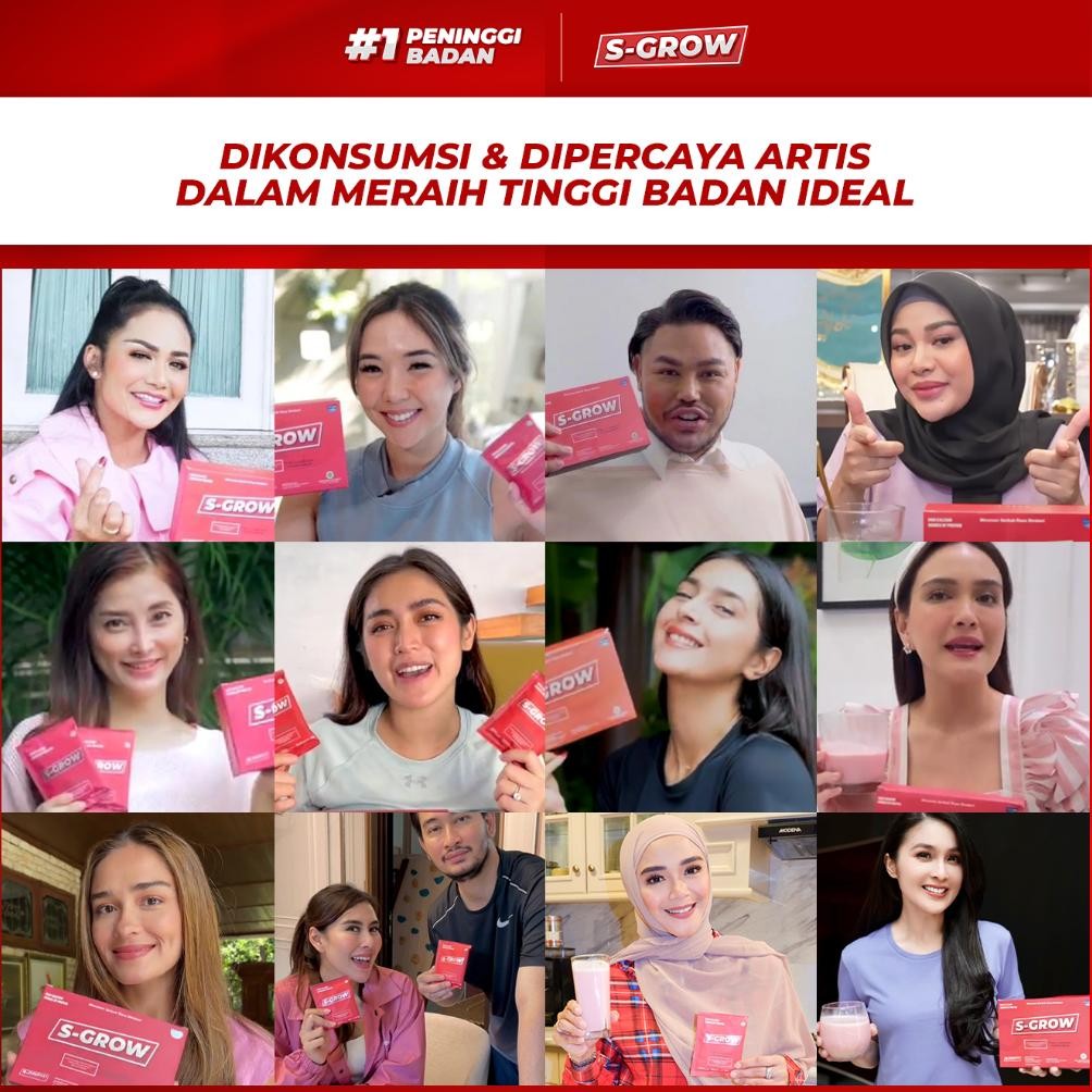 

[PROMO LIVE] S-GROW STRAWBERRY Susu Peninggi Badan Terbaik untuk RemajadanDewasa