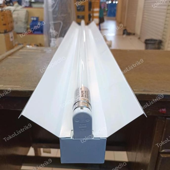 Kap Lampu Tko 1X36 Watt + Lampu Tl Led 16W Philips