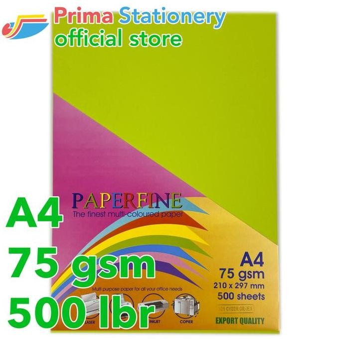 

TERMURAH - Kertas HVS Warna Paperfine/Rim ( Warna Cyber )