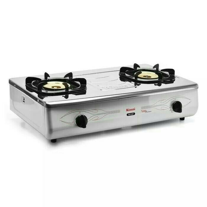 Kompor Gas Rinnai 2 Tungku Turbo Api Besar