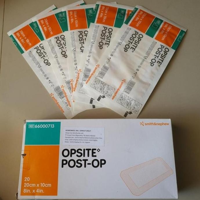 OPSITE POST-OP 20 10 cm Plester tahan air Post Op 20cm x 10cm