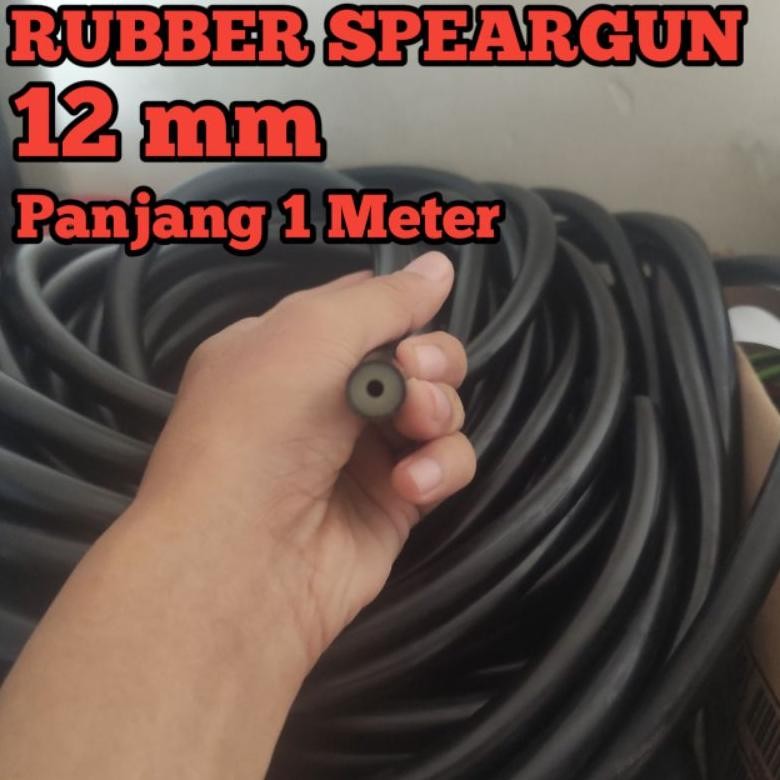 Karet Rubber Speargun 12mm Karet Panah Ikan 12 mm Nugi