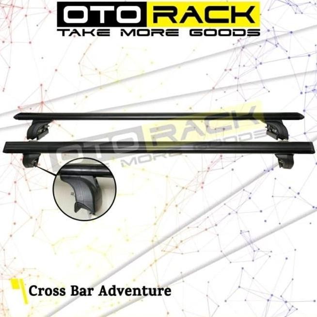OTORACK Cross Bar Sporty Pro Tour Premium Adventure Crossbar Kaki Rack Mobil Jepit Body Roof Rail Al