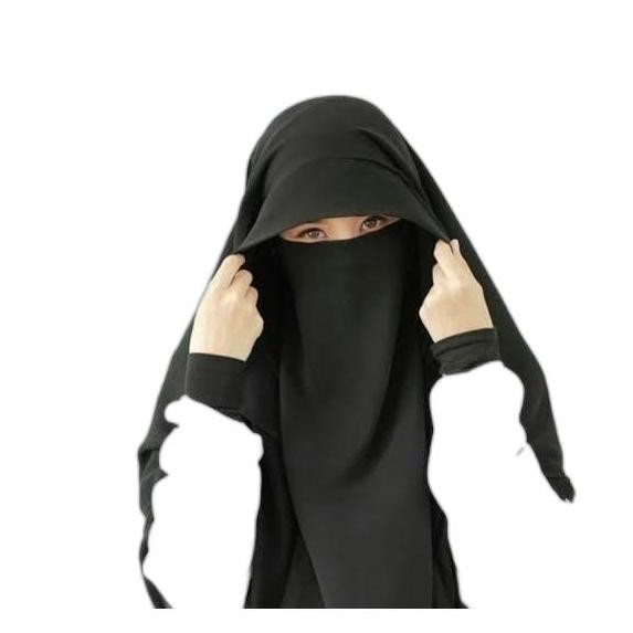 CADAR VEIL YAMAN NIQOB VEIL SATU SET KHIMAR