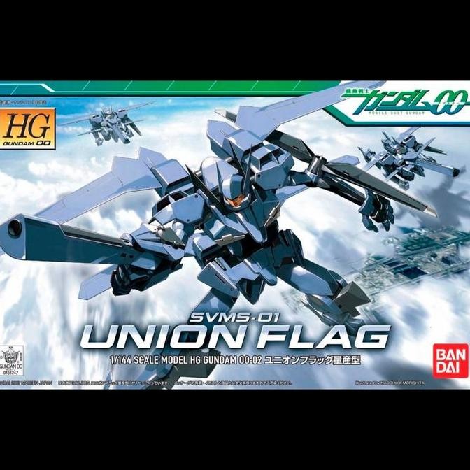 Bandai HG 1/144 Union Flag , transformable, Gundam 00 exia raiser qant