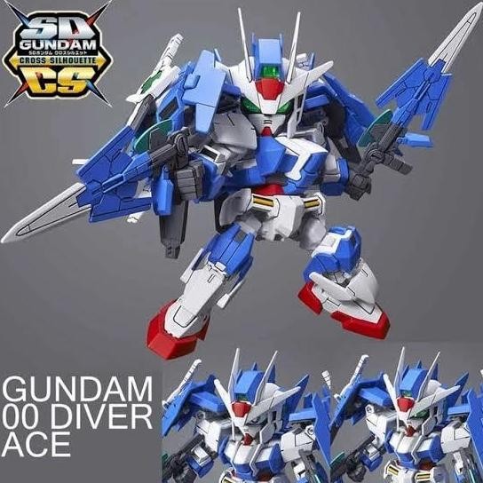 Bandai SD sdcs cross silhouette Gundam 00 oo diver Ace