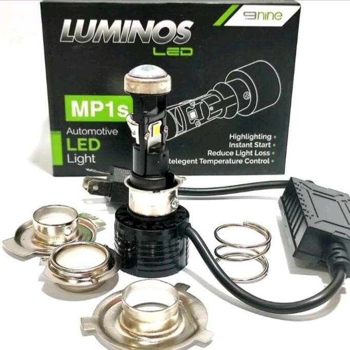 Lampu Led Utama Motor Projector Mp1S 30Watt Nine Luminos Super Terang