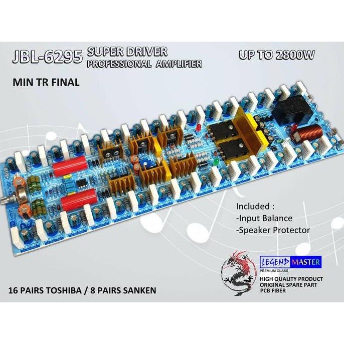 Kit POWER AMPLIFIER JBL-6295 SUPER DRIVER