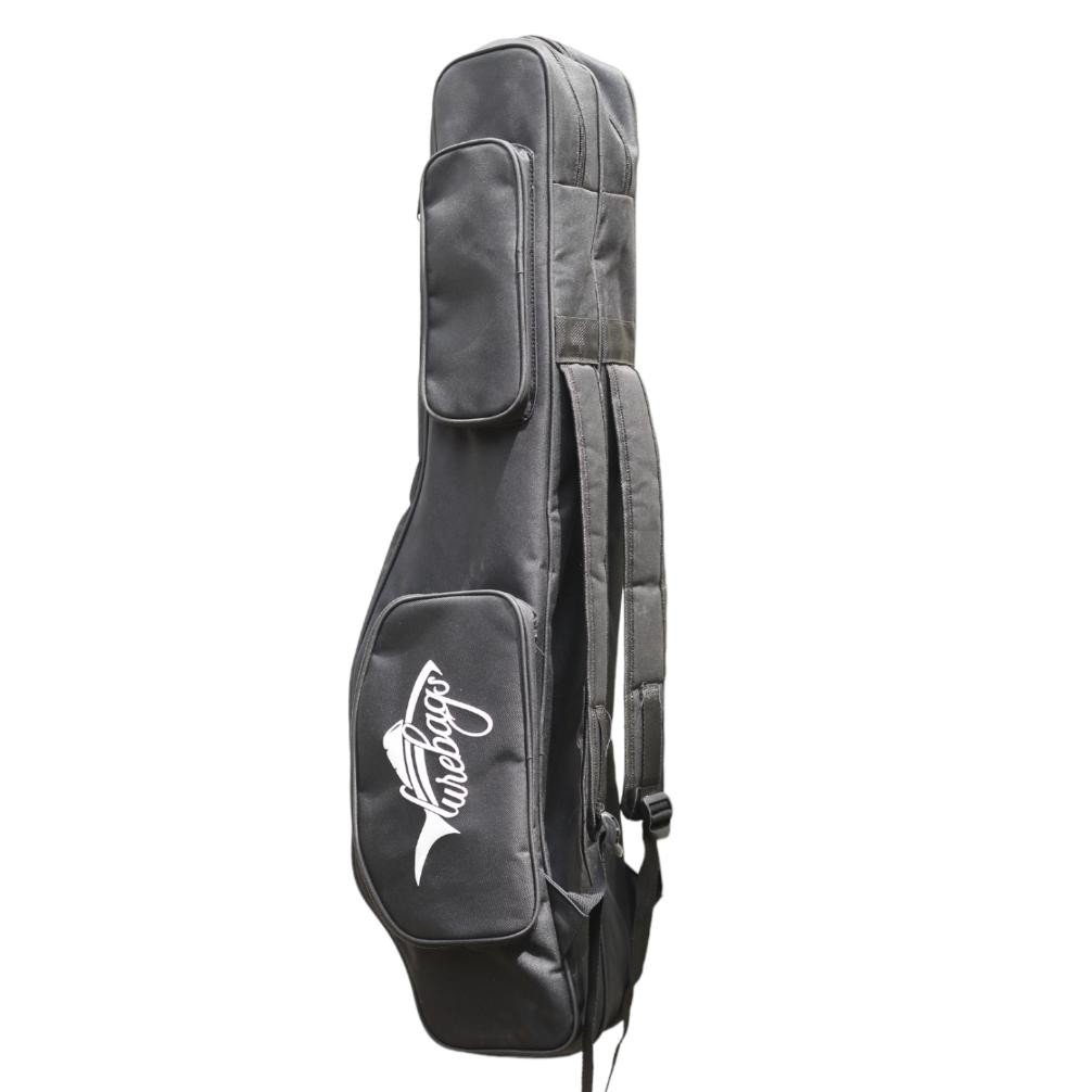 Tas Joran Pancing Bahan Terpal Truck Tebal Model Ransel Gendong Double 2 Ruang Lurebags Nugi