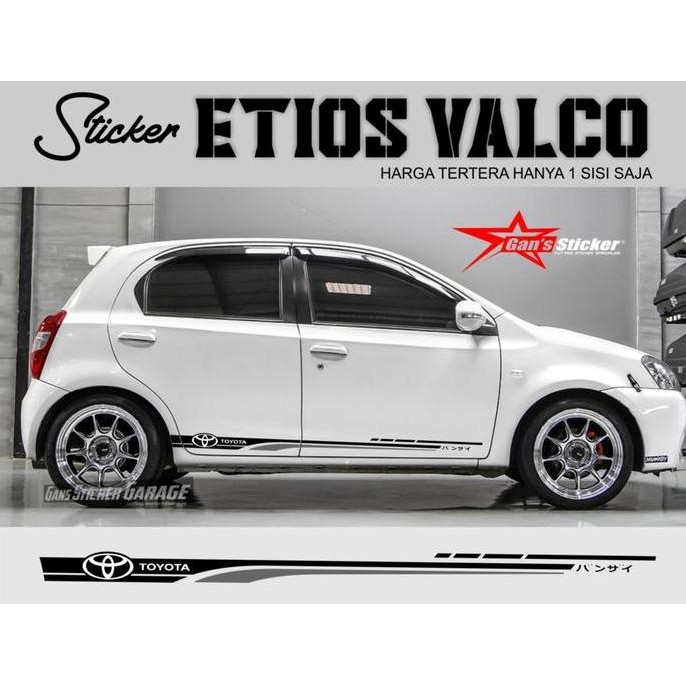 STICKER TOYOTA ETIOS VALCO STICKER TOYOTA ETIOS VALCO murah