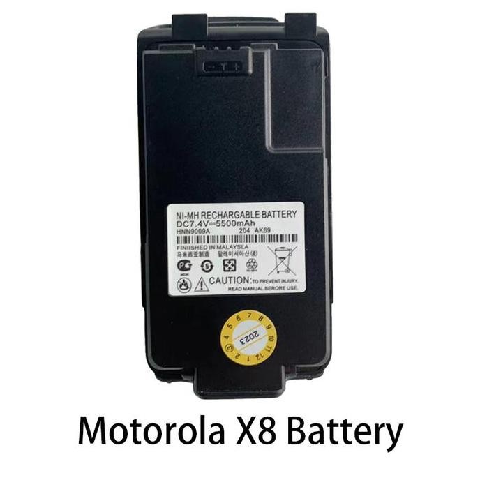 BEBAS ONGKIR - Baterai HT Motorola X8 X6 5500 mAh garansi 6 bulan baterai cadangan