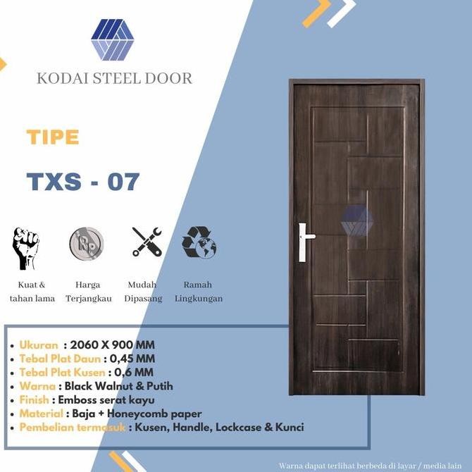 BEBAS ONGKIR - Kodai Steel Door TXS Series