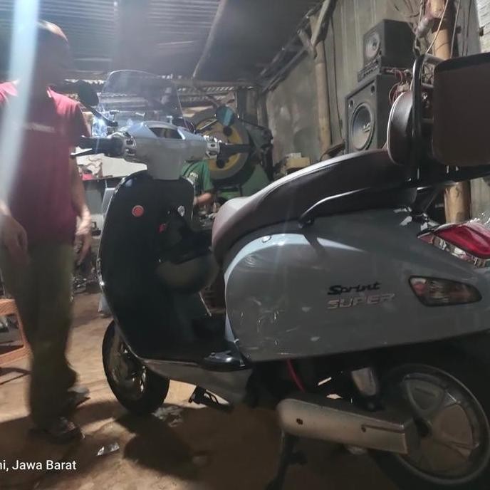 BackRack behel exotic sprinter prime / motor listrik