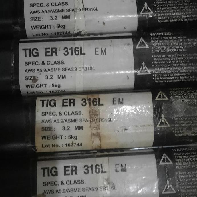 KAWAT LAS TIG ER 316L 3.2MM AWS ER-316L