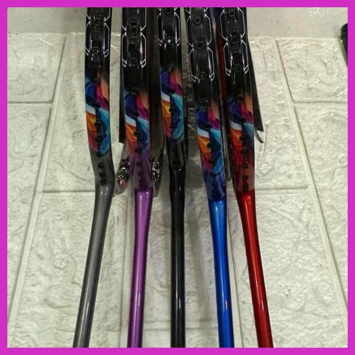 (OLAHRAGA) RAKET BADMINTON BULUTANGKIS HQ HI-QUA MUSCLE SABER 55/66/77/88/99 BONUS SENAR TAS GRIP KU