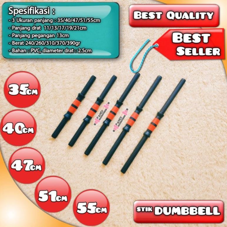 stick dumbell 35cm pvc - stik dumbbell 35cm pvc - stik barbel pvc 35cm Nugi