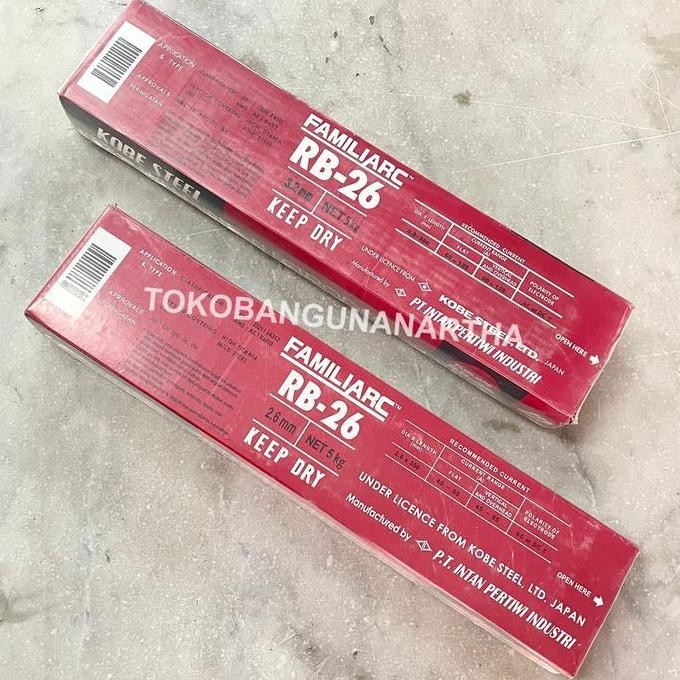 Kawat Las Kobe Steel Welding Electrodes RB26 1 KG