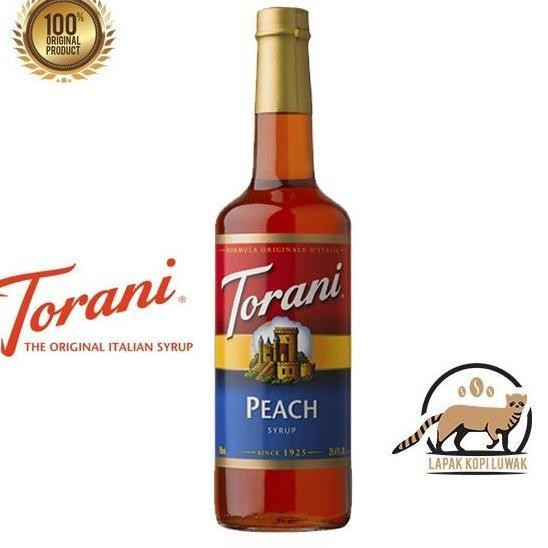 

(SALE) PEACH SYRUP MERK TORANI