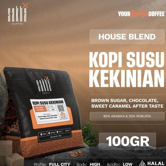 

PROMO KOPI ESPRESSO BLEND ES KOPI SUSU KEKINIAN 100GR COFFE BEANS BIJI BUBUK