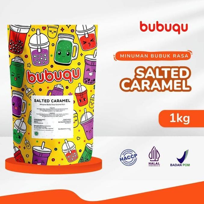 

(SALE) BUBUQU POWDER DRINK SALTED CARAMEL - BUBUK MINUMAN KARAMEL GURIH 1 KG