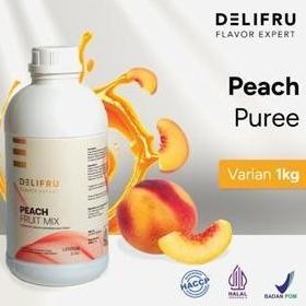 

(SALE) DELIFRU PEACH FRUIT MIX PUREE - PUREE PEACH 1 KG
