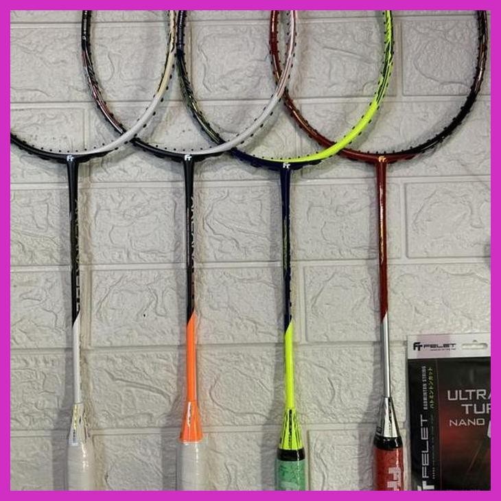 (OLAHRAGA) RAKET BADMINTON FELET ARCANA 80 L / FELET ARCANA 80L KOMPLIT ORIGINAL PACKING AMAN