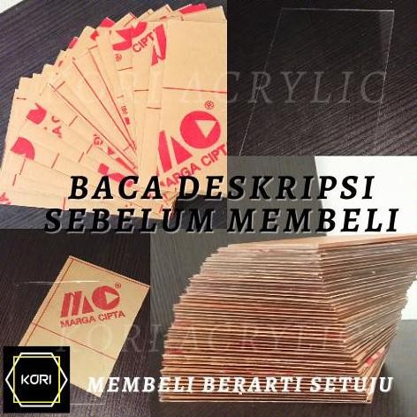 

[Expert] Akrilik Acrylic Lembaran A5 3 mm Bening 14,8 x 21 cm Marga Cipta Rapi