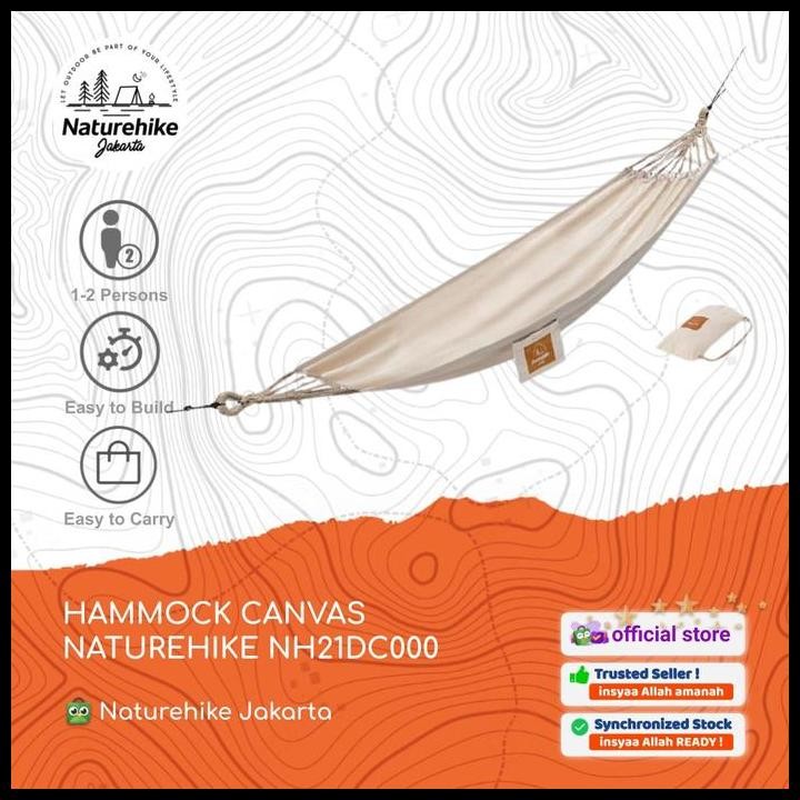 Terlaris Hammock / Ayunan Gantung Camping Outdoor Canvas Naturehike Nh21Dc000
