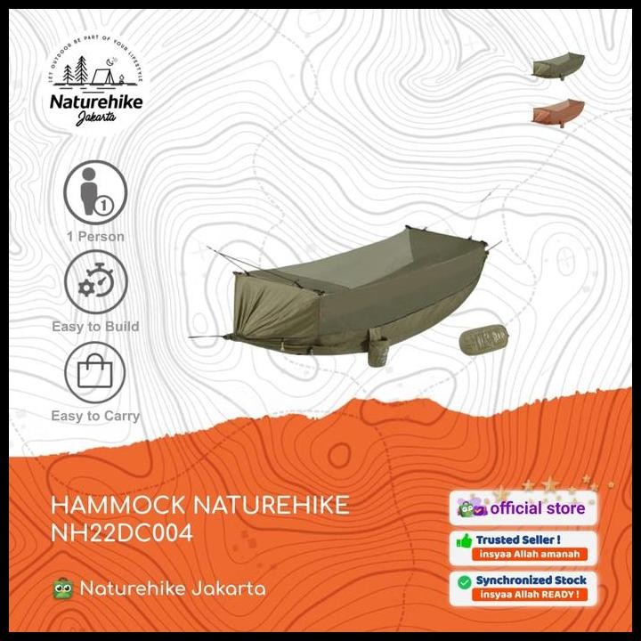 Best Seller Hammcok / Ayunan Gantung Camping Anti Nyamuk Naturehike Nh22Dc004