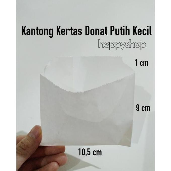 

```````] Kantong Kertas Donat Putih Kecil
