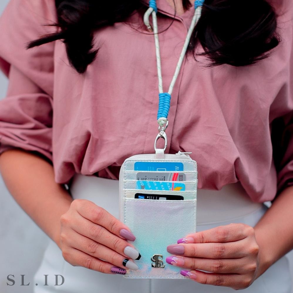 

SL.ID Dompet Lanyard Id Card Holder Gantungan Name Tag Hologram - Aura Series
