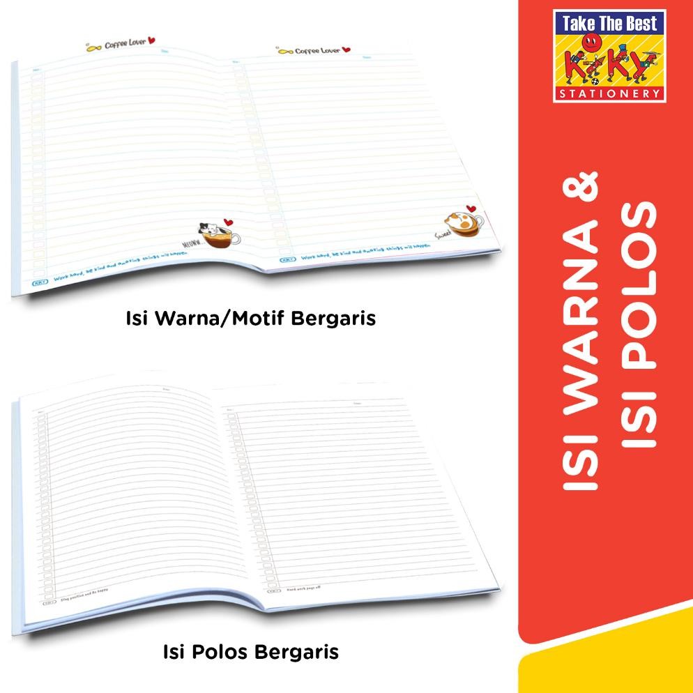 

KIKY Buku Tulis BX 50 Lembar - 10 Buku / Motif Random